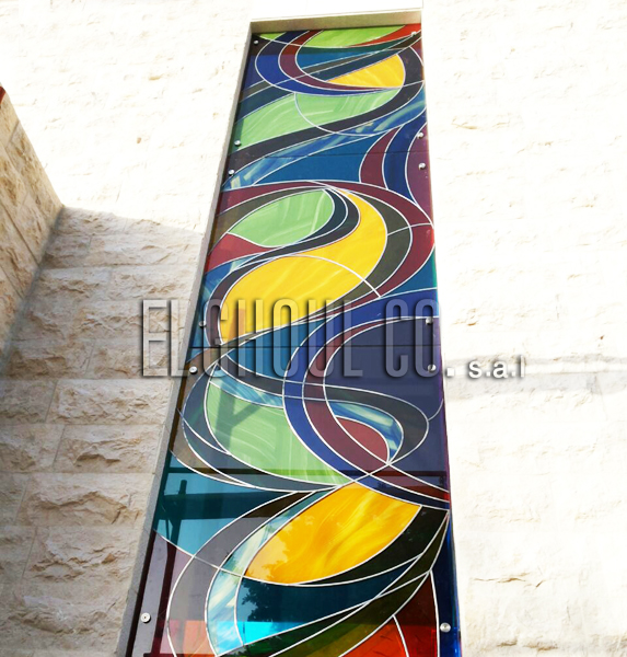 stained glass- colors-modern-lebanon